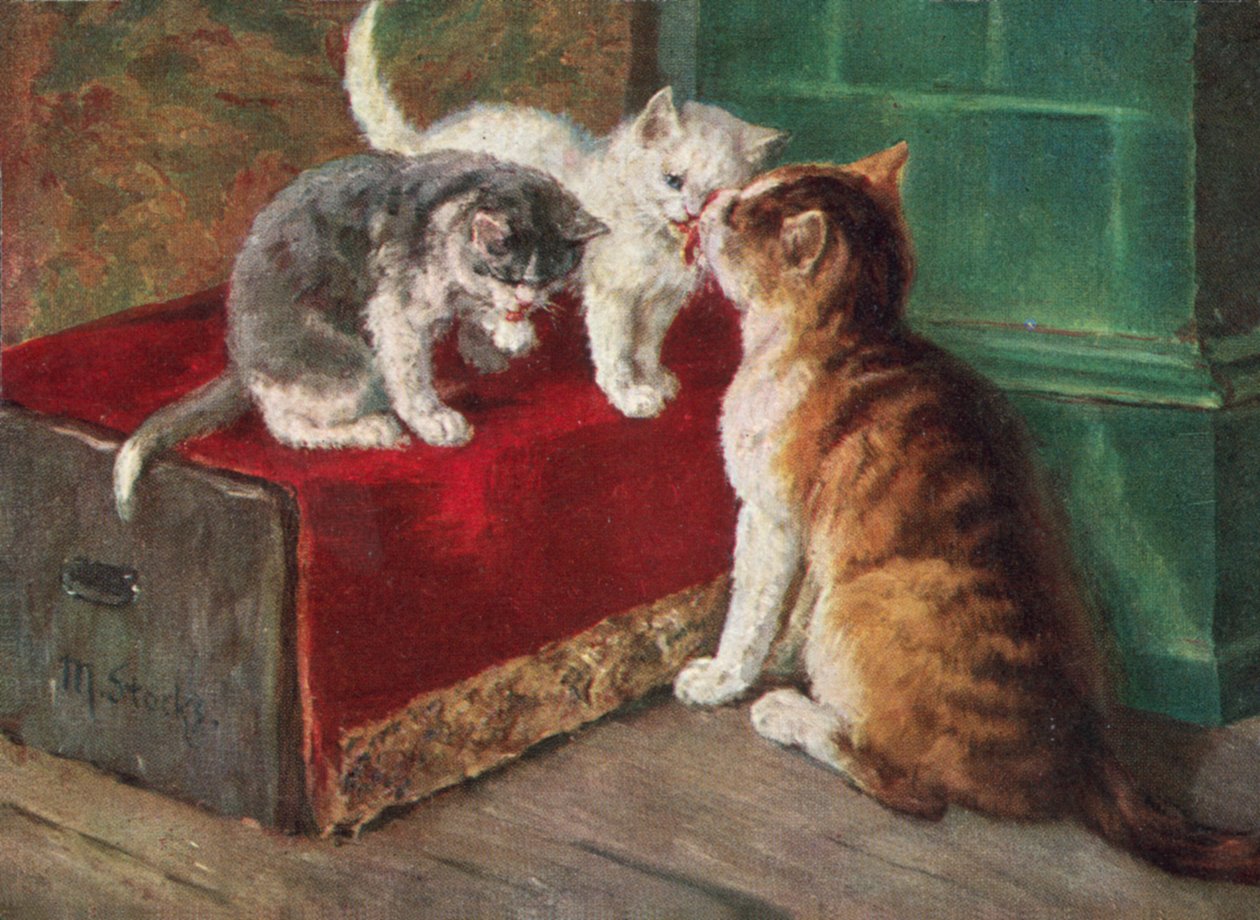 Prentbriefkaart (kleurenlitho) door European School