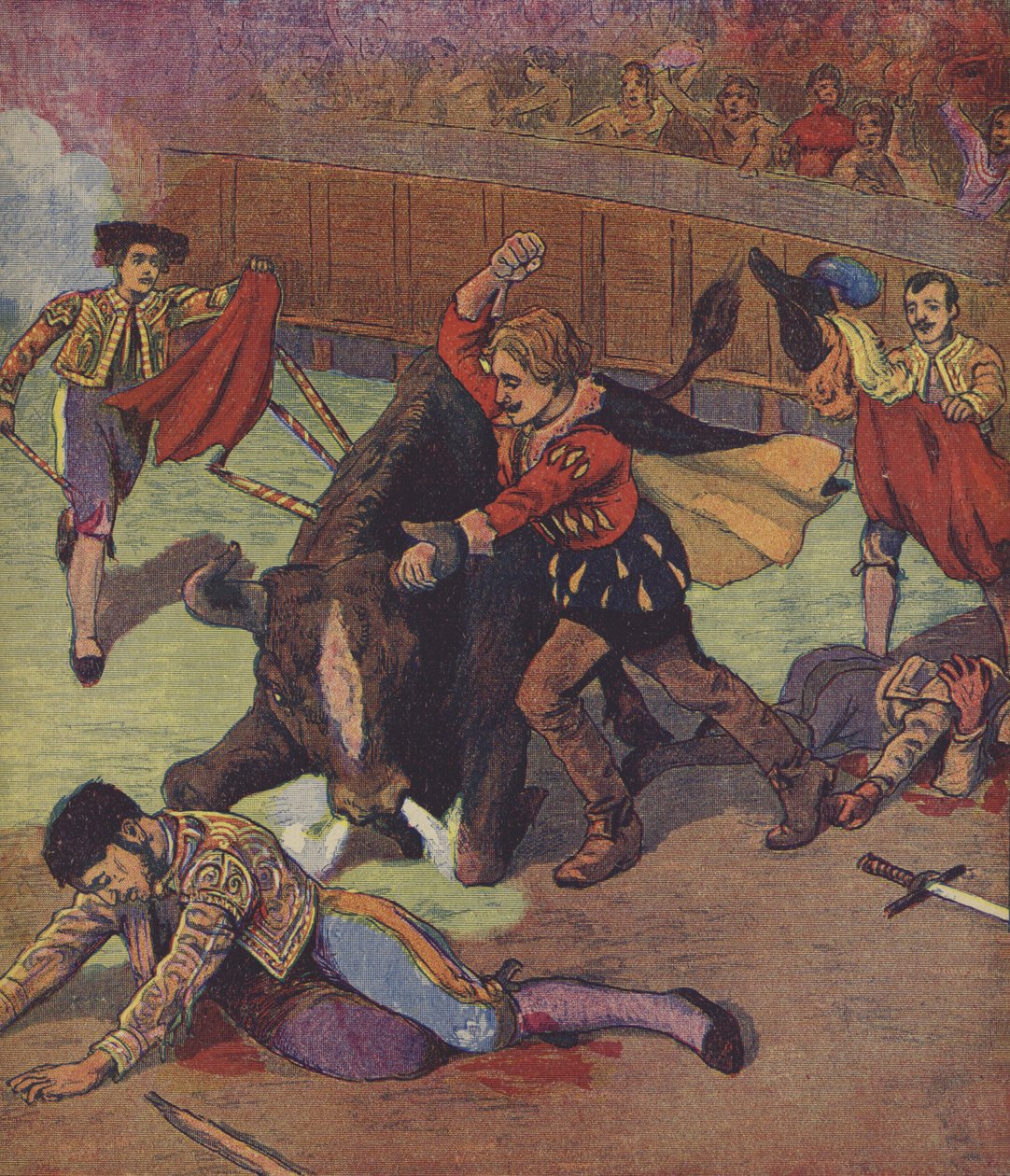 Klaus Störtebeker (kleurenlitho) door European School