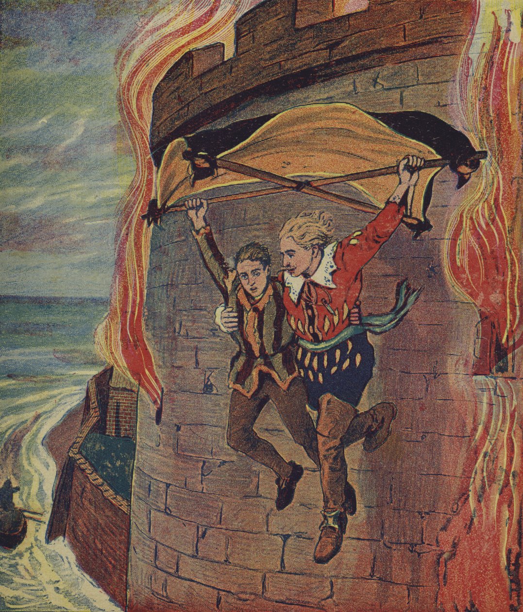 Klaus Störtebeker (kleurenlitho) door European School