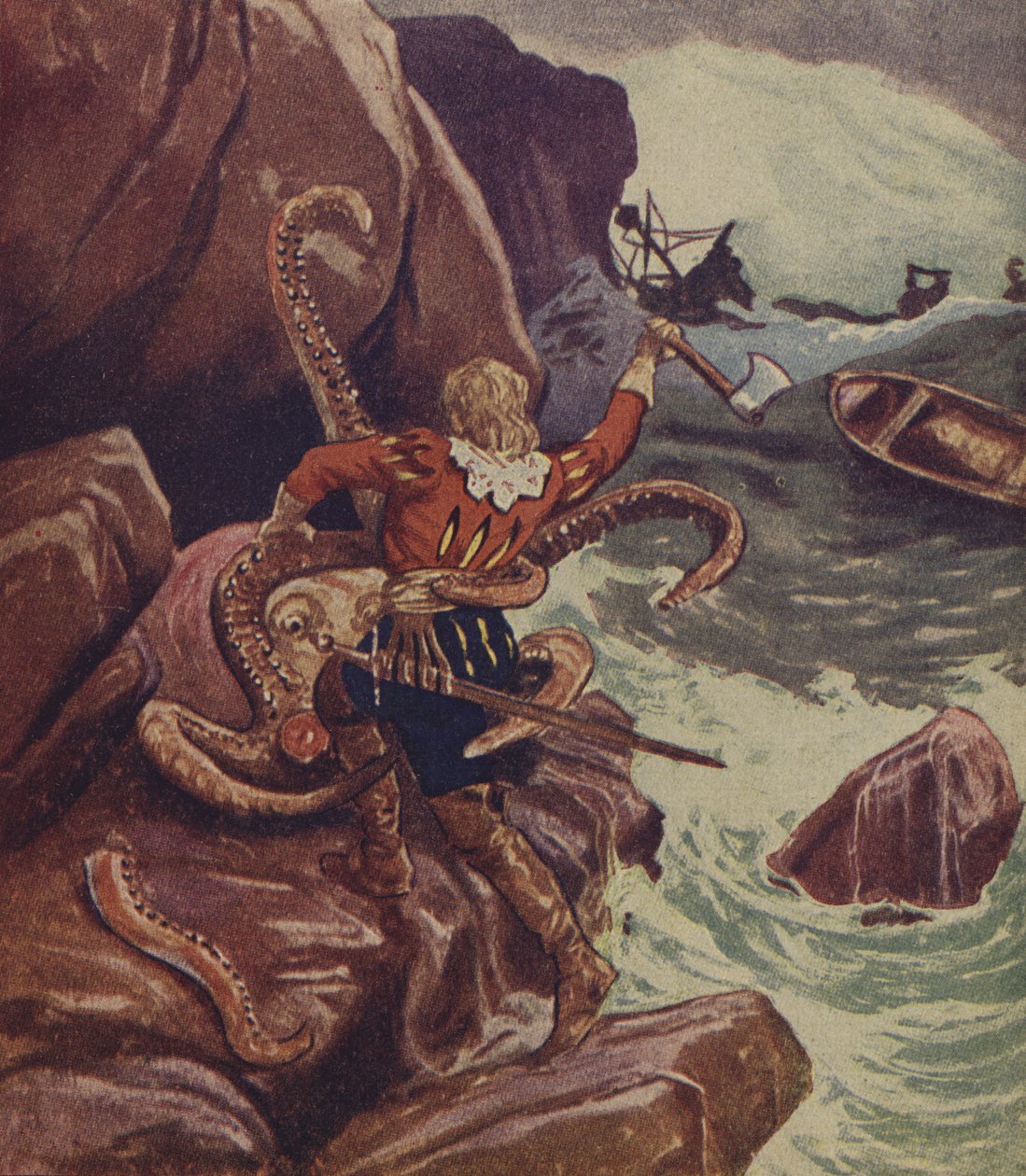 Klaus Störtebeker (kleurenlitho) door European School