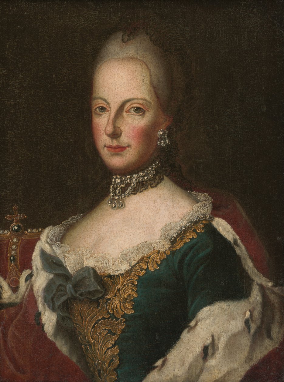Maria Theresia, c.1750 door European School