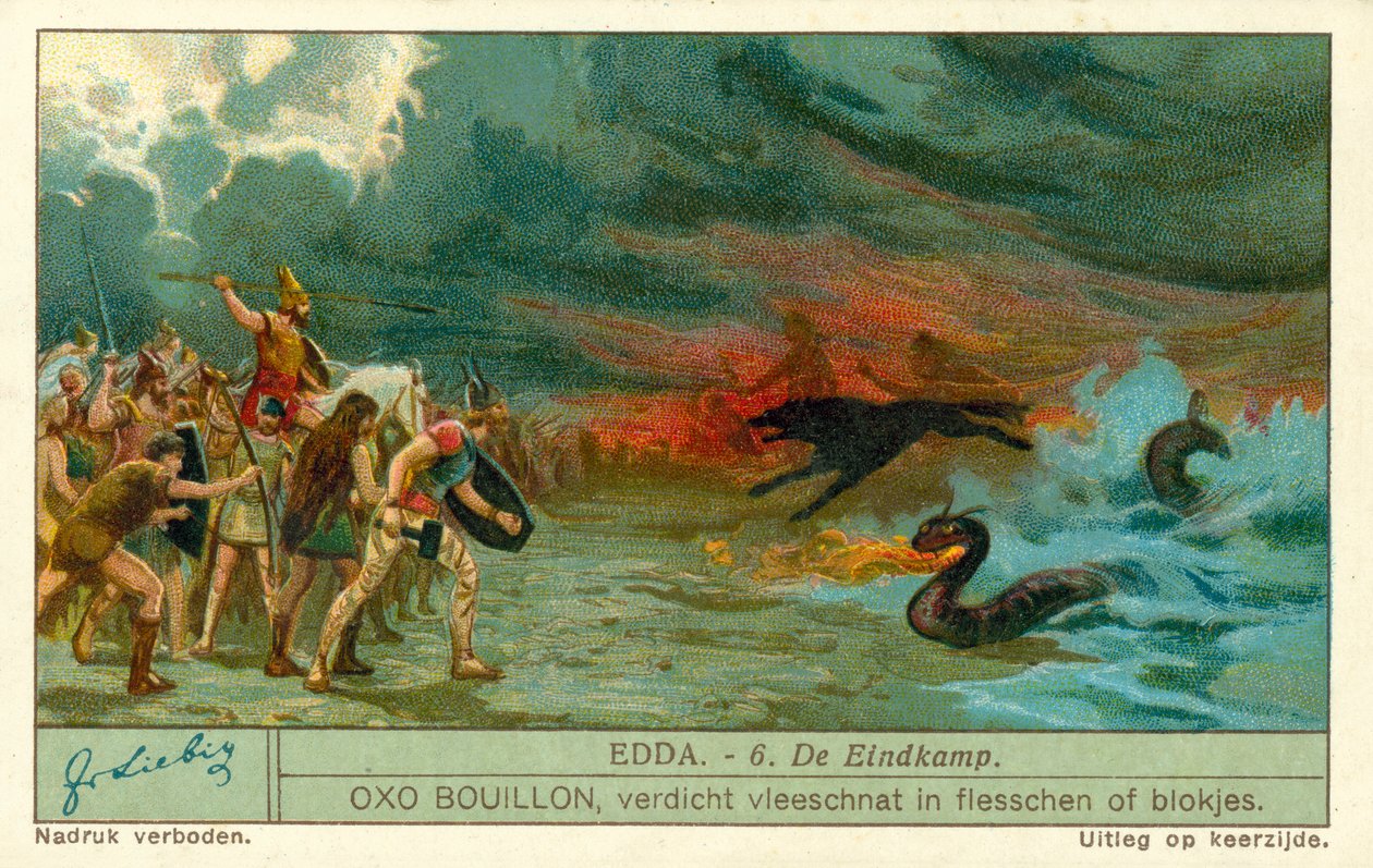 Ragnarok (chromolitho) door European School