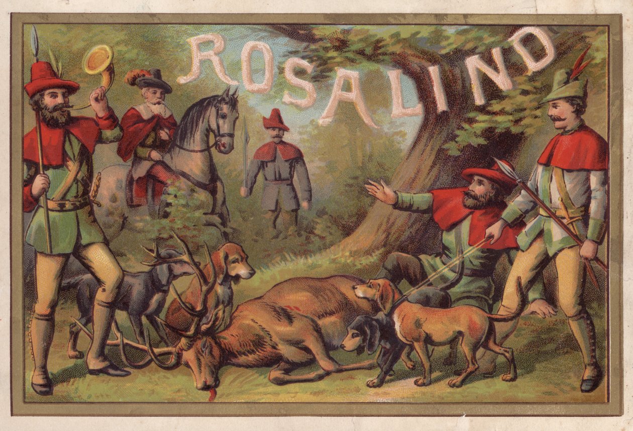 Rosalind (chromolitho) door European School