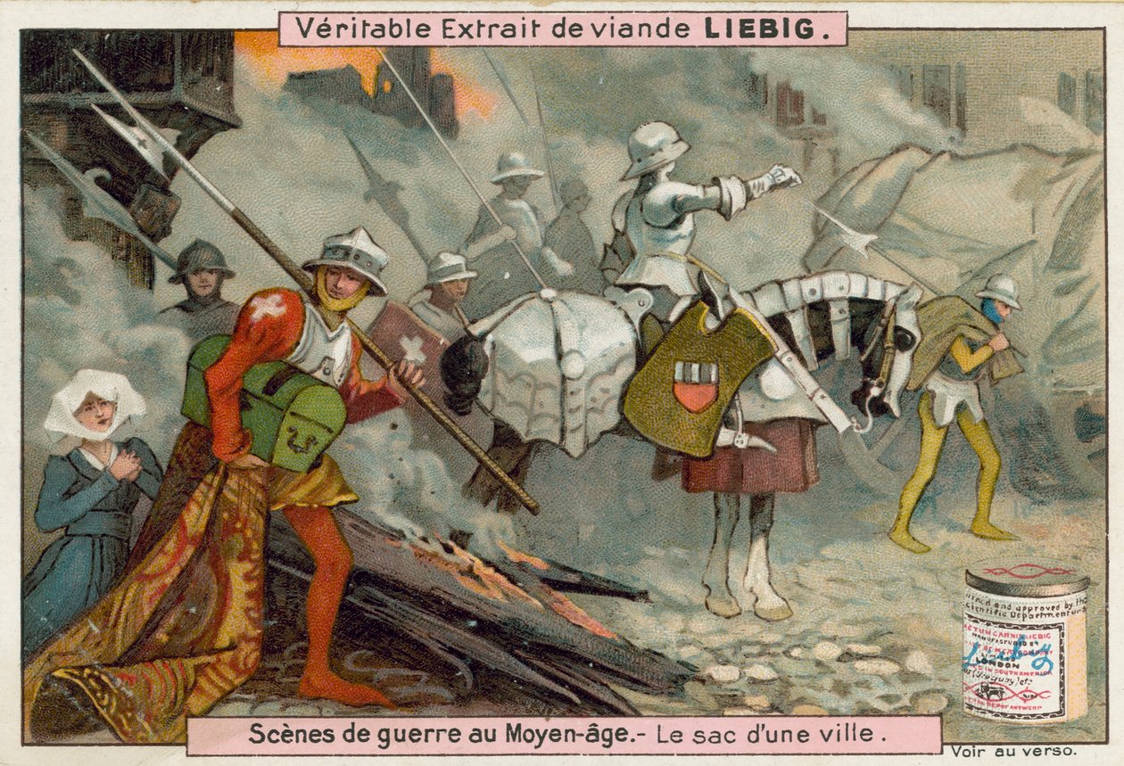 Plundering van een stad door European School
