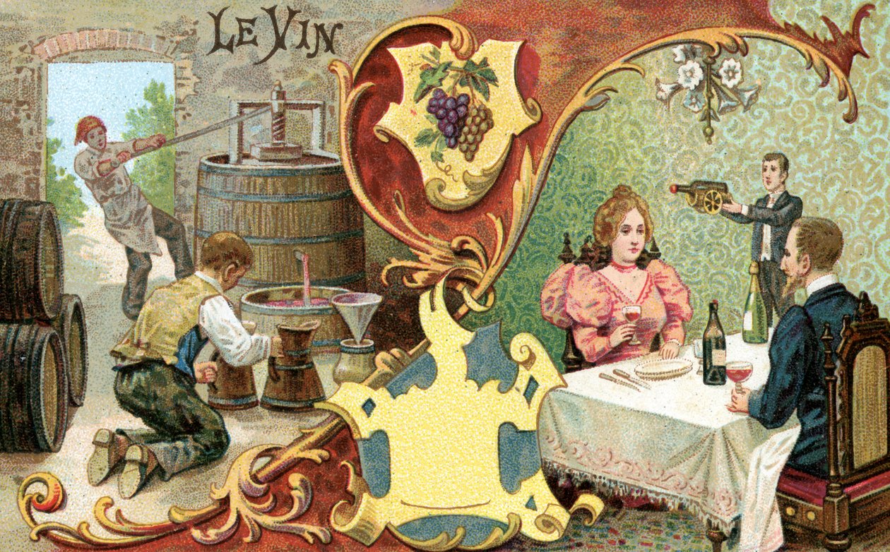 Wijn, 1899 door European School