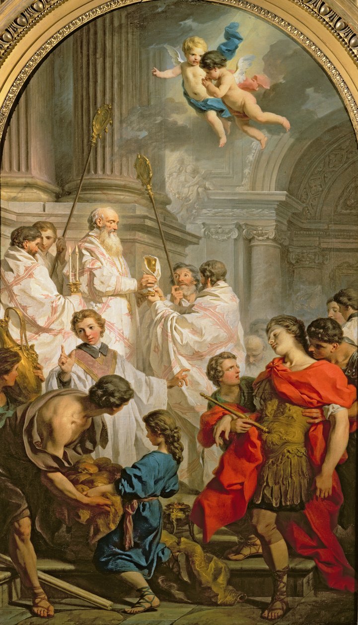 De Mis van St. Basil door Eustache Le Sueur