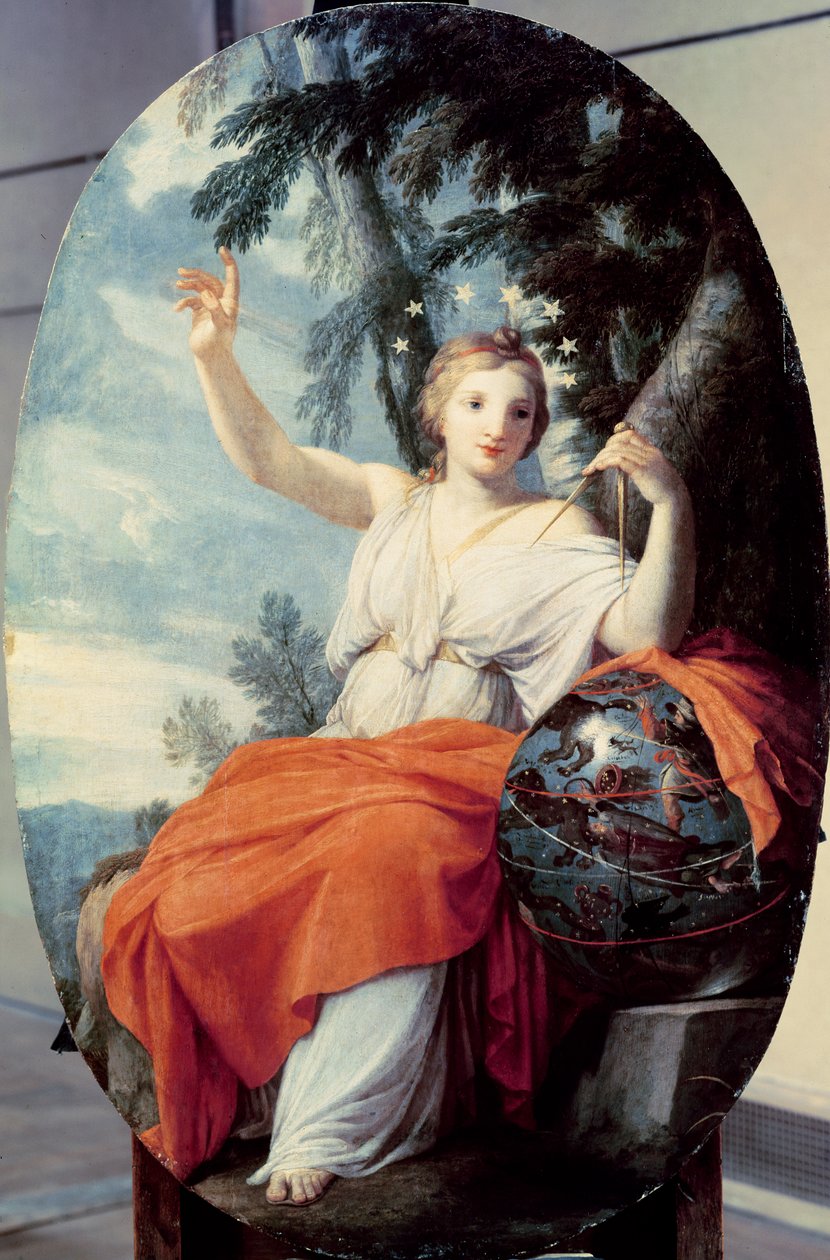 De muze Urania door Eustache Le Sueur