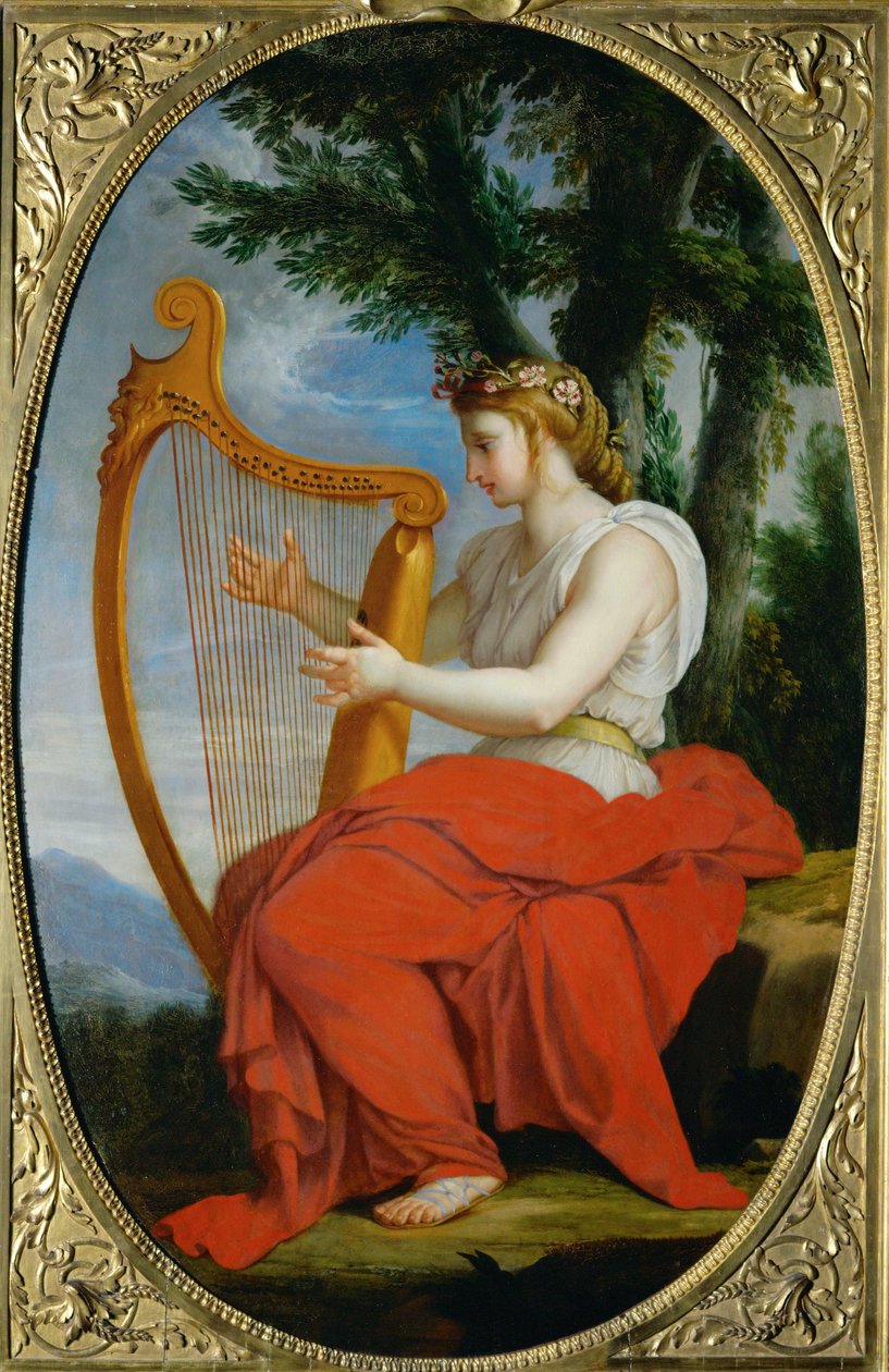 De muze Calliope ... door Eustache (studio of) Le Sueur