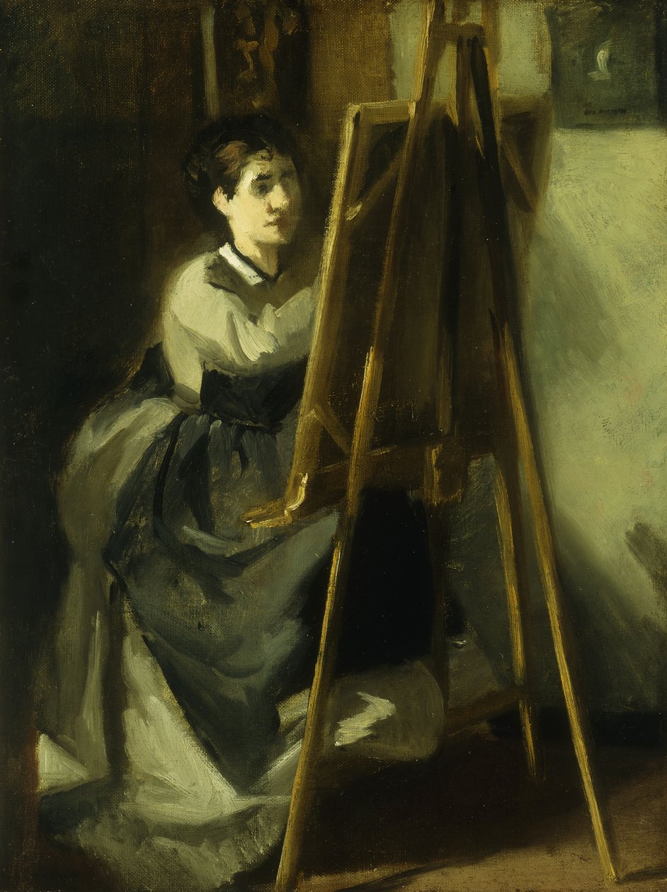 De Jonge Leerling, ca. 1870 door Eva Gonzalès
