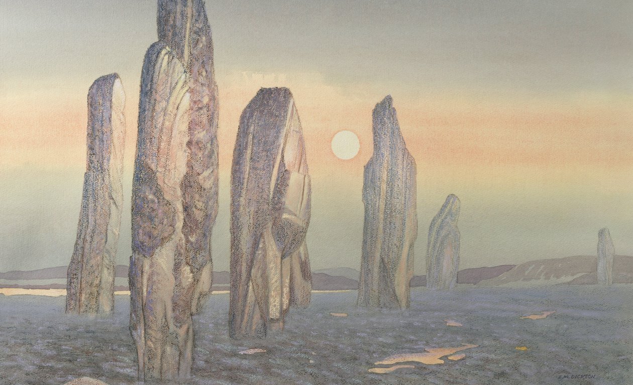 Geesten van Callanish, eiland Lewis door Evangeline Dickson