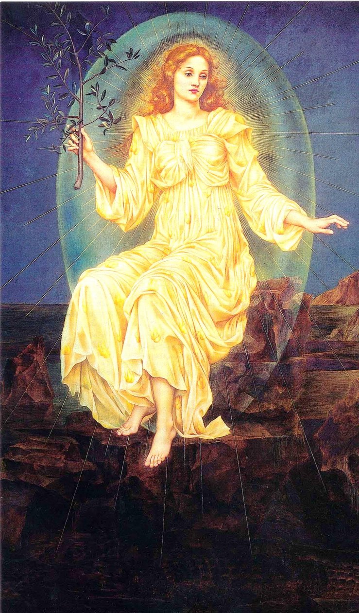 Lux in Tenebris door Evelyn De Morgan