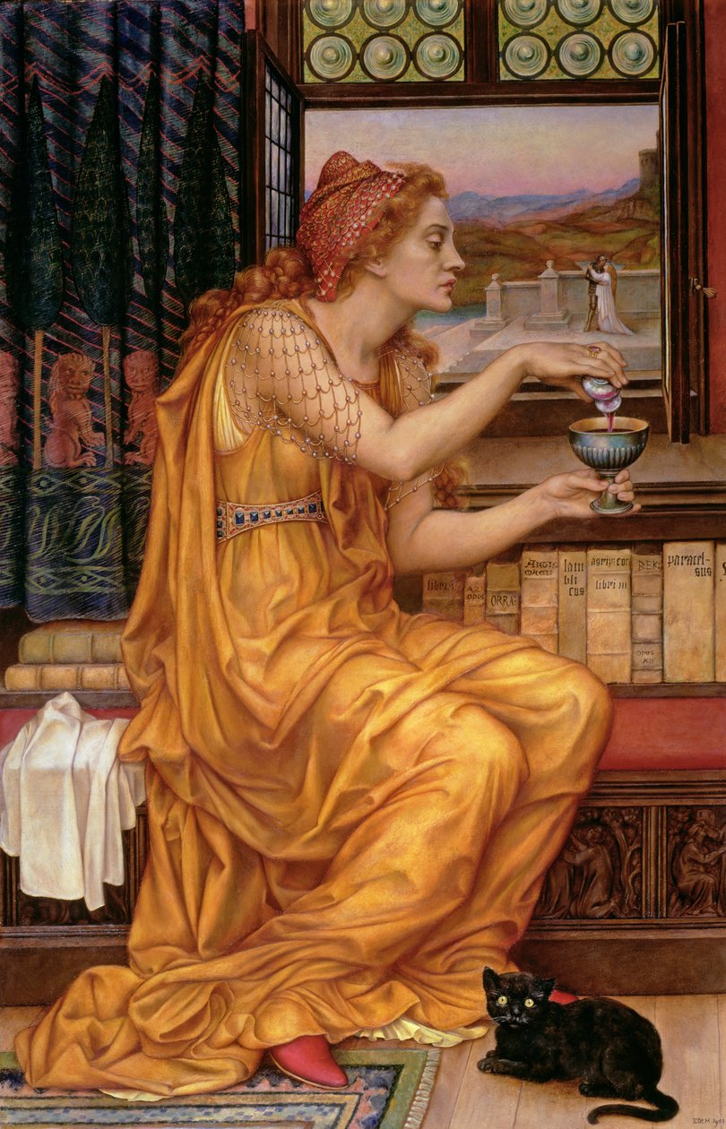 Het Liefdesdrankje, 1903 door Evelyn De Morgan