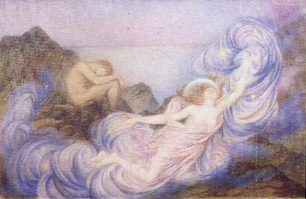 Schemering door Evelyn De Morgan