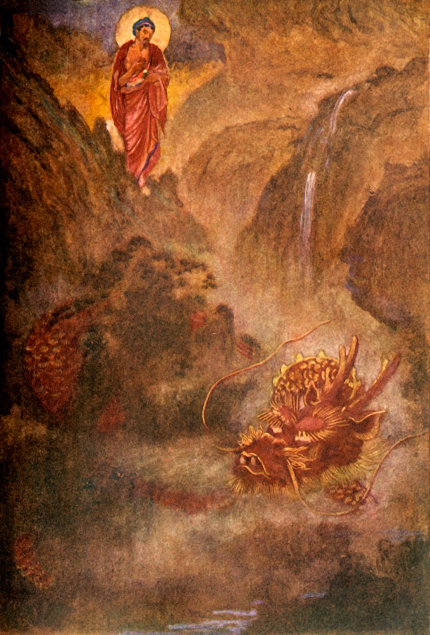 Boeddha en de draak, 1912 door Evelyn Paul