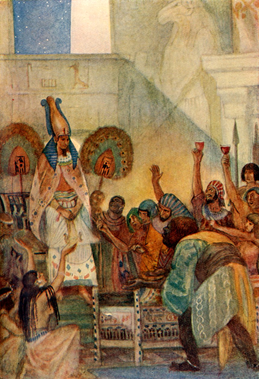 Osiris verleid in de kist, 1915 door Evelyn Paul