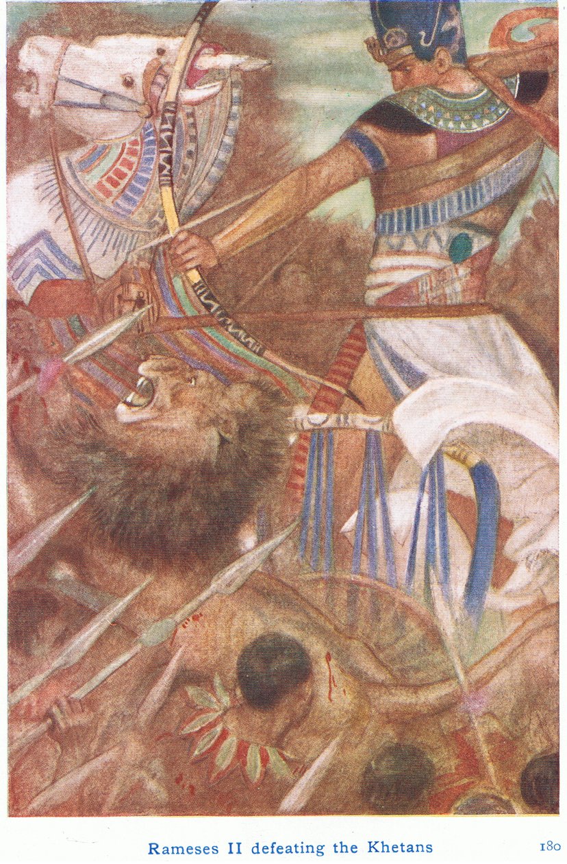 Ramses II verslaat de Khetans door Evelyn Paul