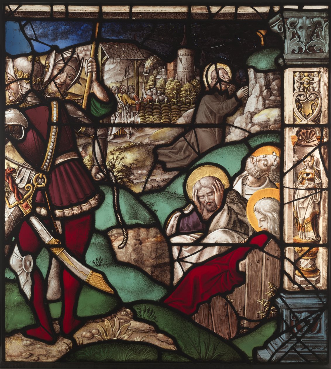 Christus in de tuin van Getsemane door Everhard Rensig