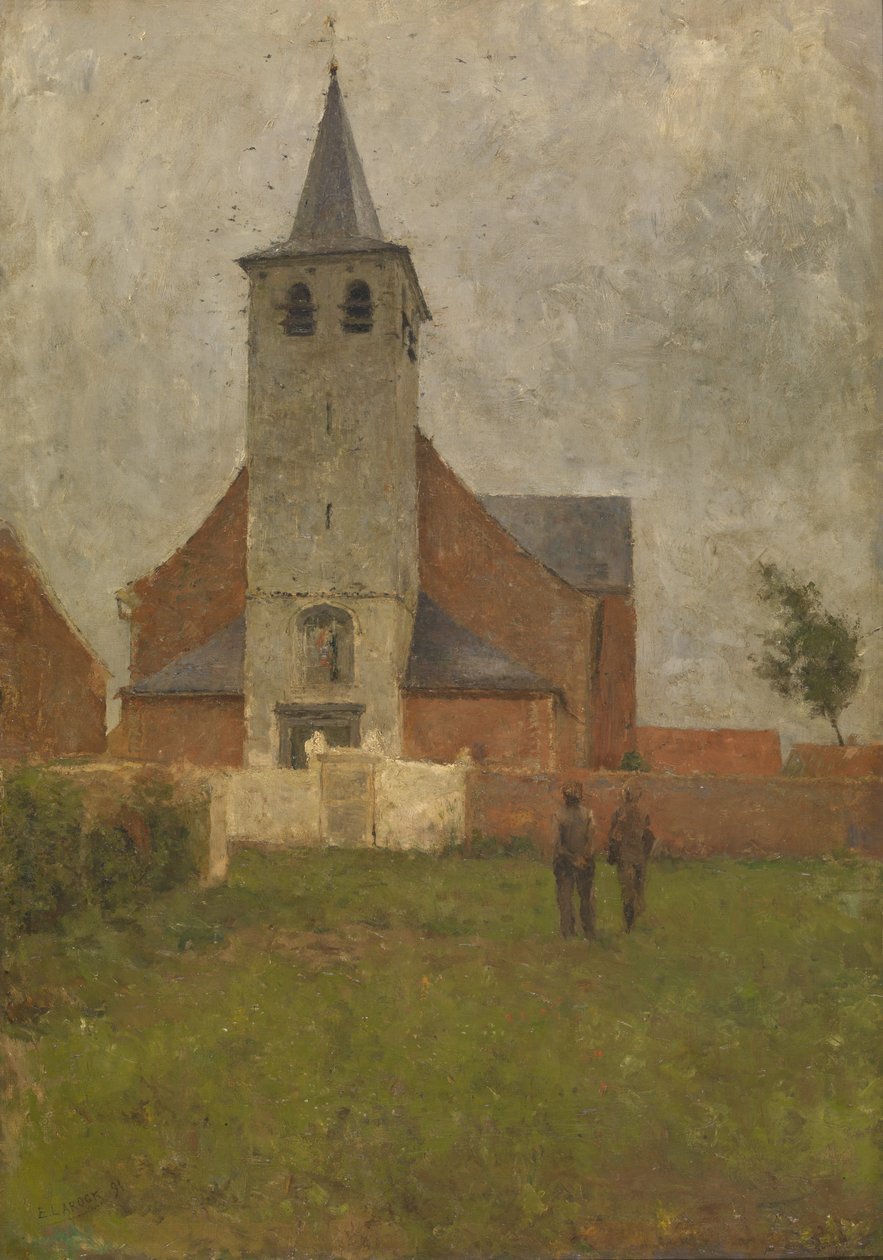Kerk van Kapelle-op-den-Bos door Evert Larock