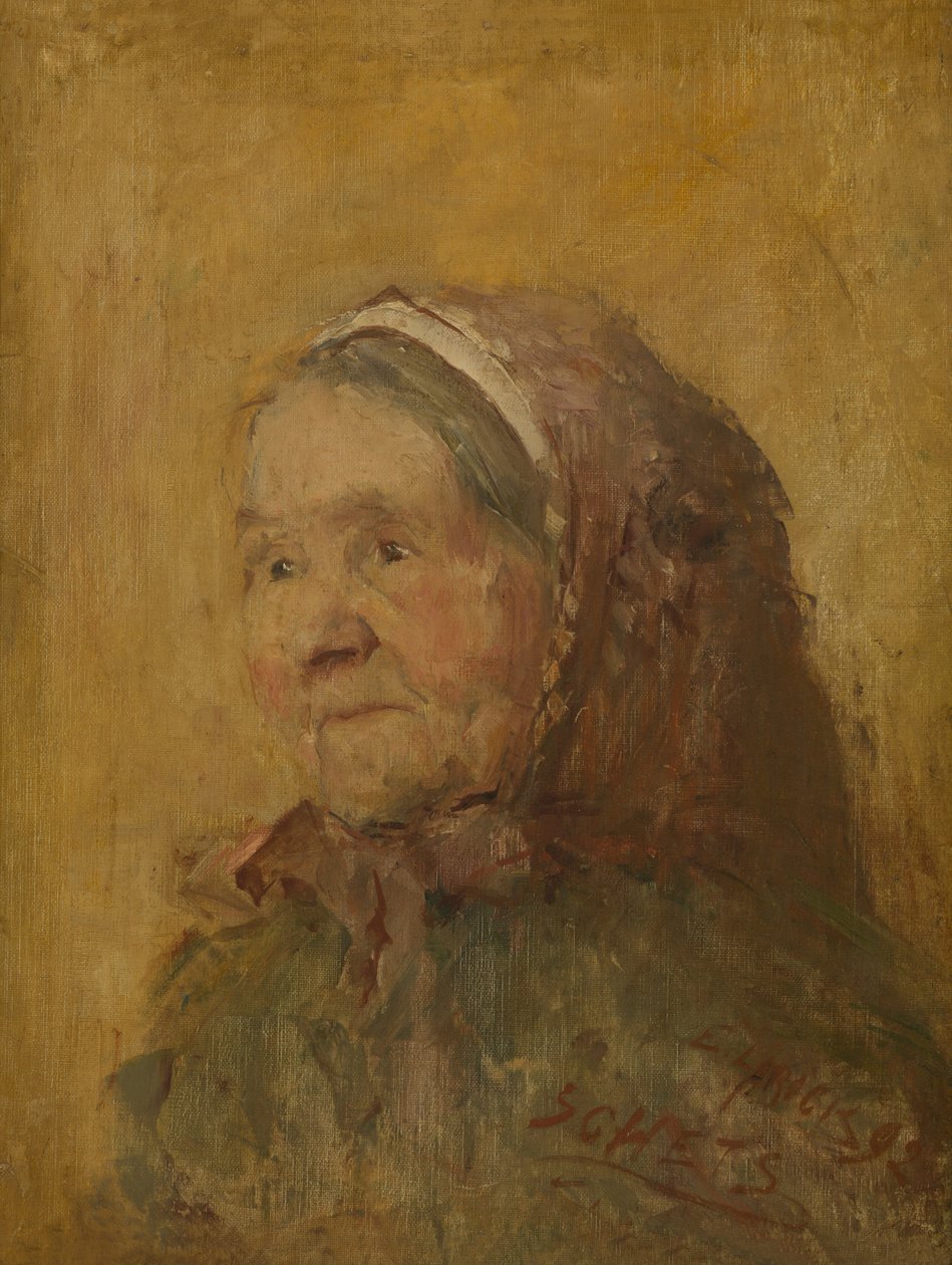 Oude Vrouw door Evert Larock