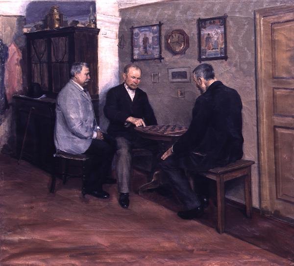 Schaakwedstrijd door Evgeniy Iosipovich Bukovetsky