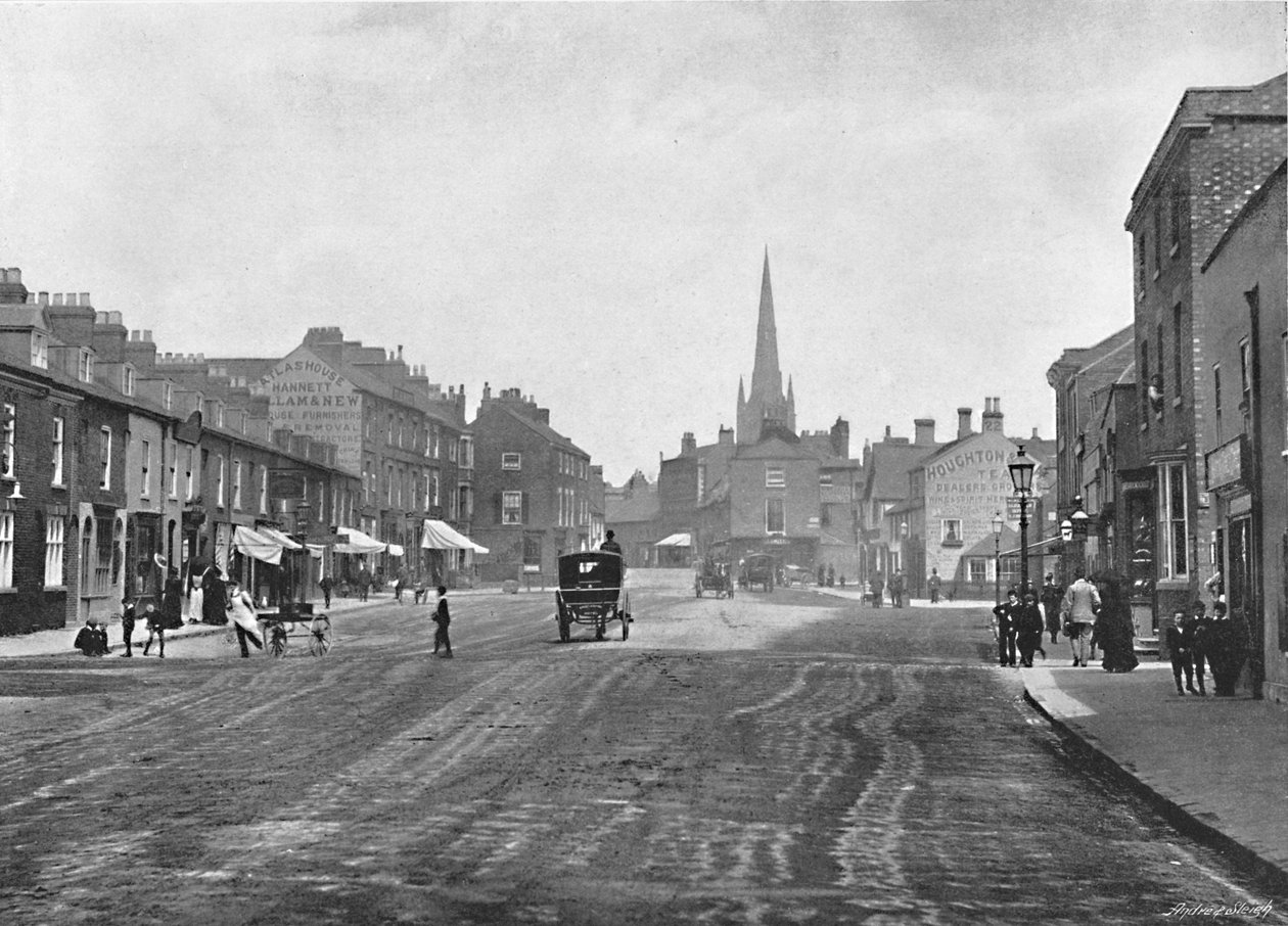 Westgate, Grantham, c1896 door Eyre and Spottiswoode