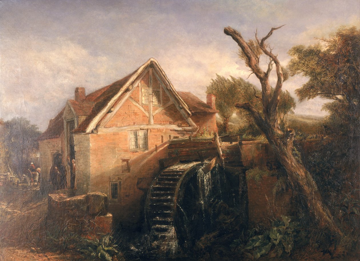 De Watermolen door F. Muller
