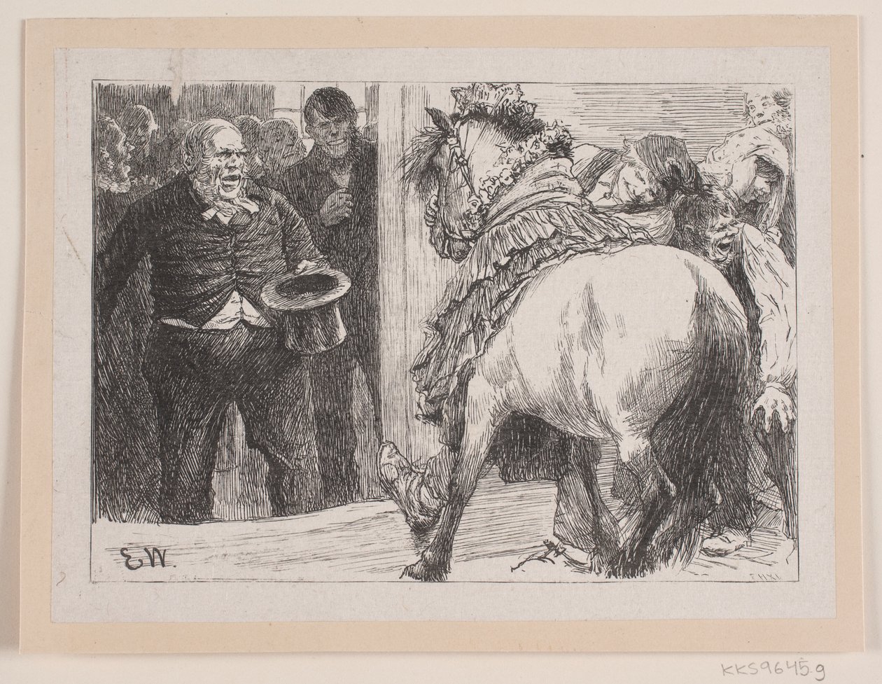 Illustratie voor "Herremandsbruden" door F. Hendriksen