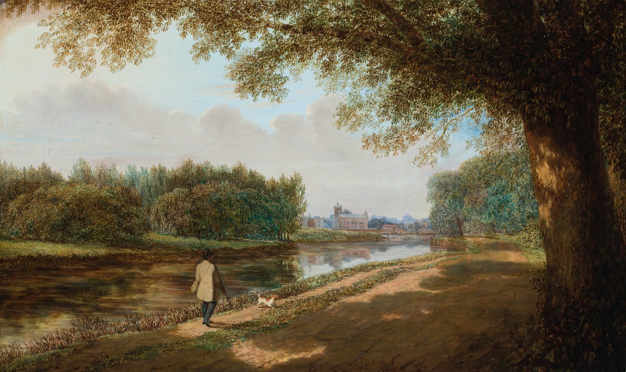 De Theems bij Isleworth door F. Holt