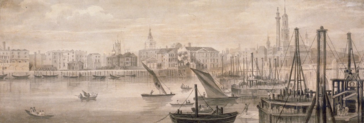Oude Londen Brug door F Jackson