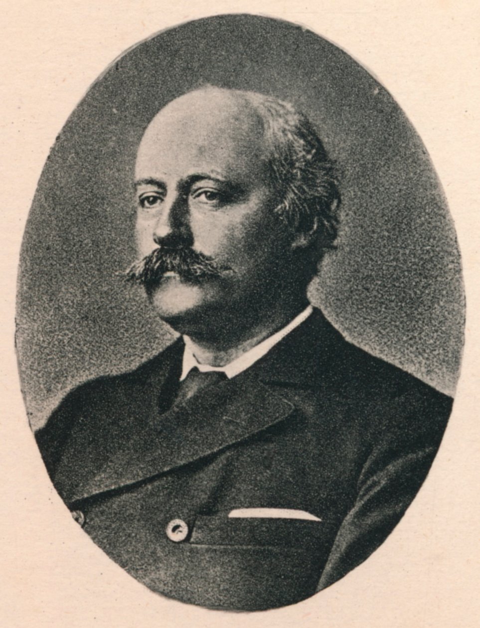 Dr. Hubert Parry, c1880, 1895 door F. Jenkins Heliog