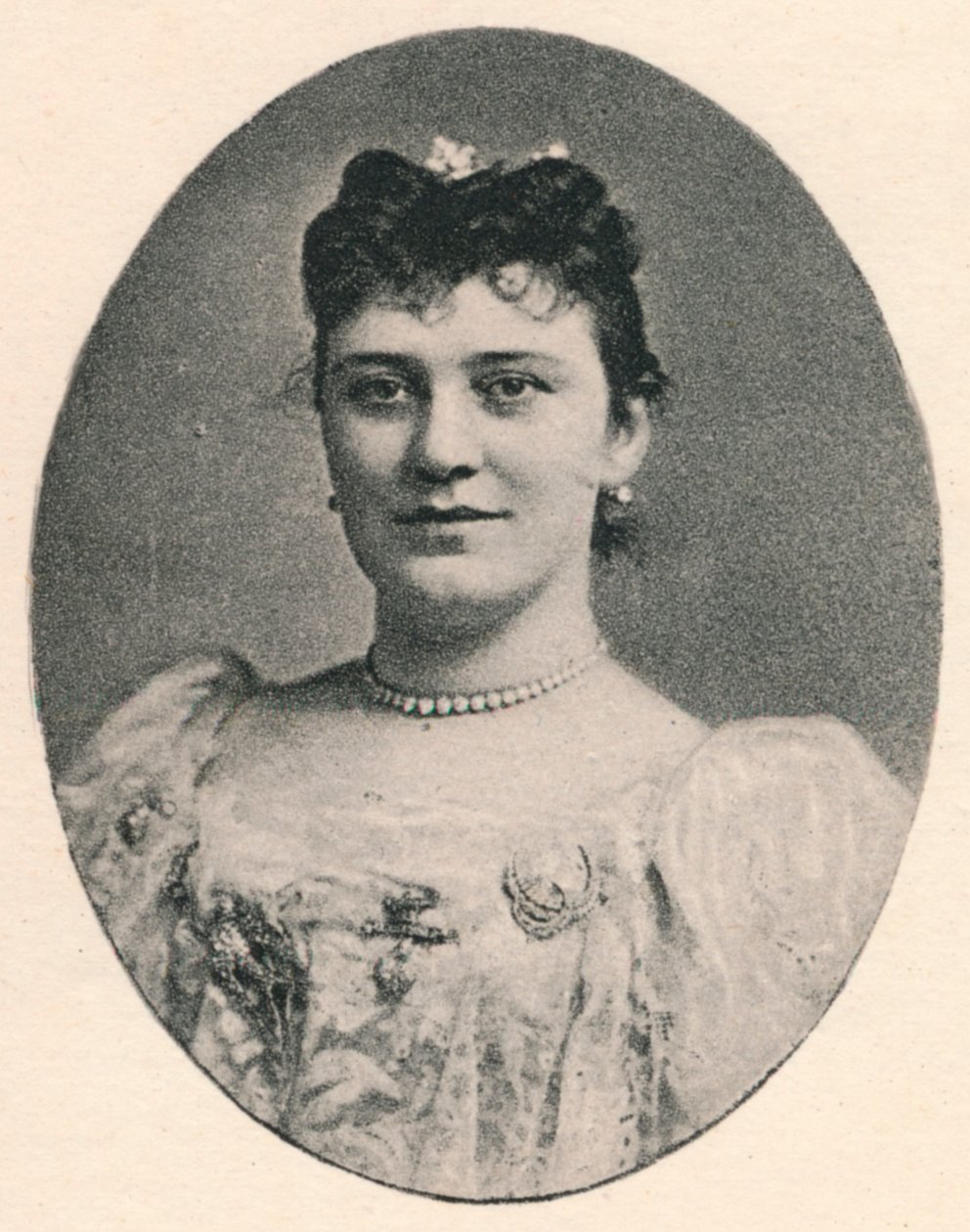 Nordica, ca. 1880, 1895 door F. Jenkins Heliog
