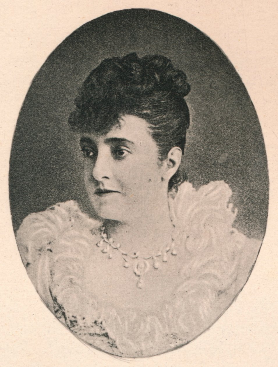 Patti, ca. 1890, 1895 door F. Jenkins Heliog