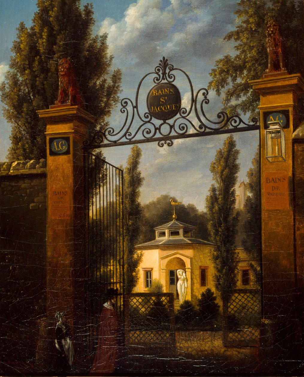 De Bains St. Jacques, Rue des Feuillantines door F. Lettie