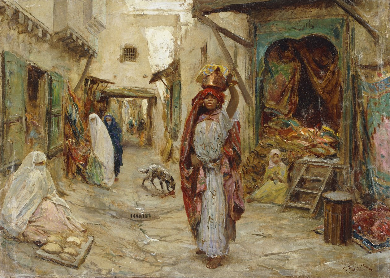Een Arabische Markt door Fabio Fabbi