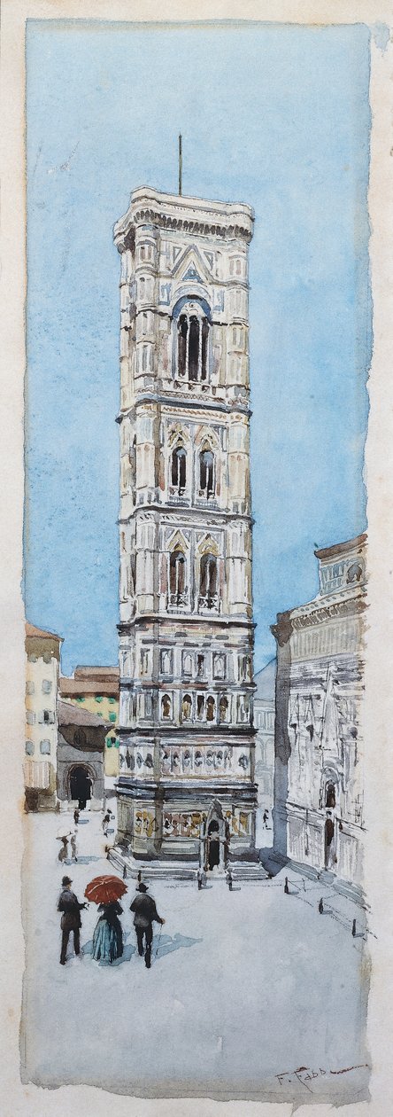 Wandelen op Piazza Duomo in Florence door Fabio Fabbi