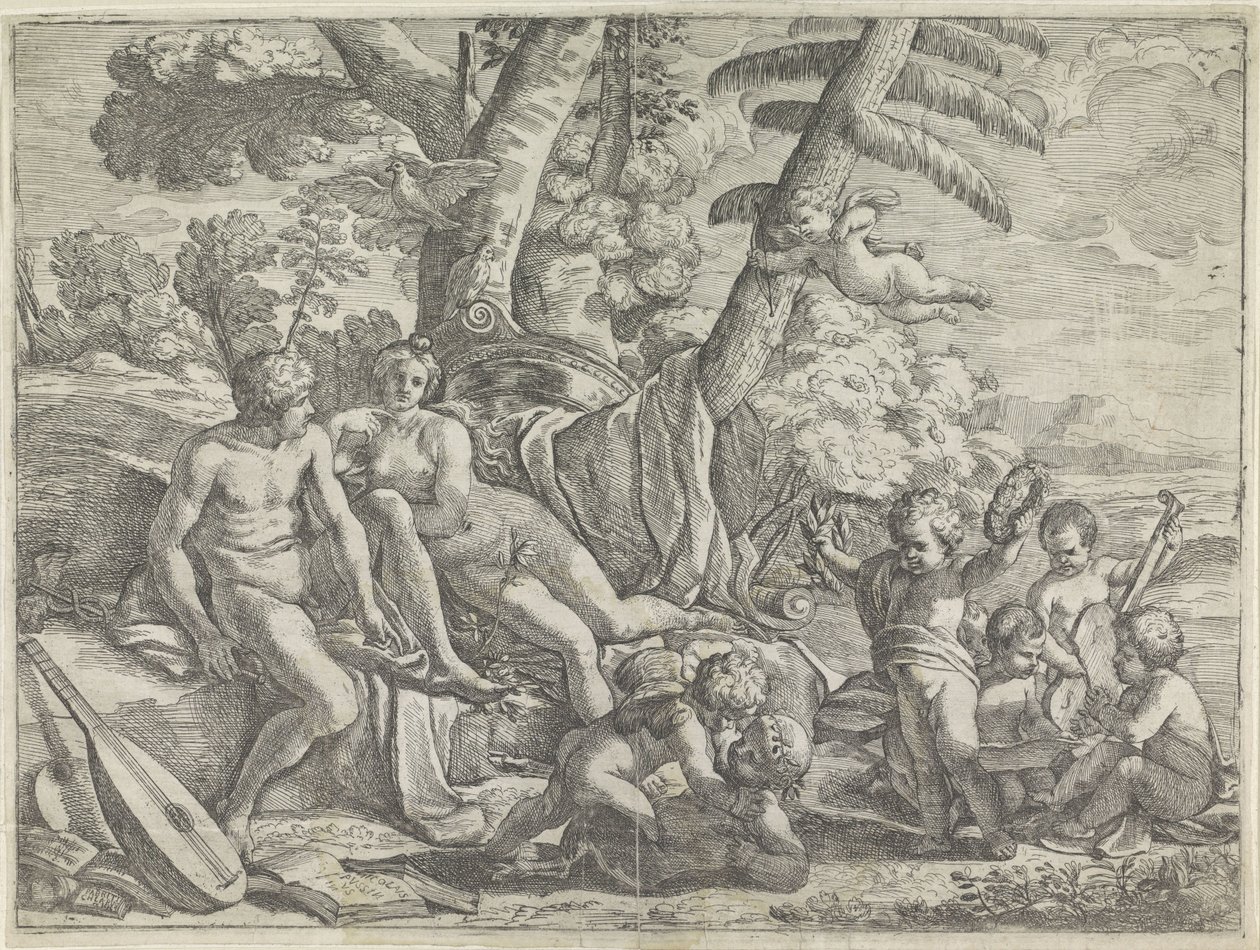 Venus en Mercurius door Fabrizio Chiari