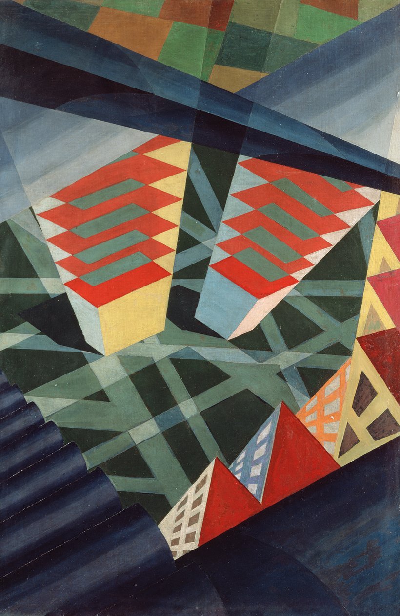 Perspectieven in Vlucht, c.1926 door Fedele Azari