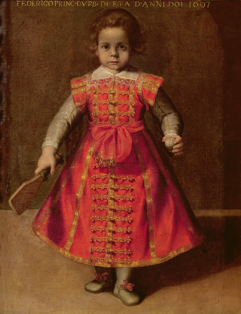 Federico Ubaldo della Rovere, 2 jaar oud, 1607 door Federico Barocci