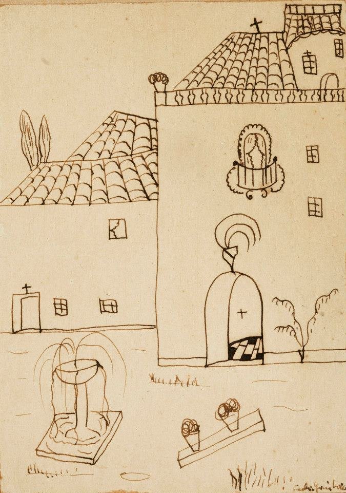 Stedelijk landschap door Federico Garcia Lorca