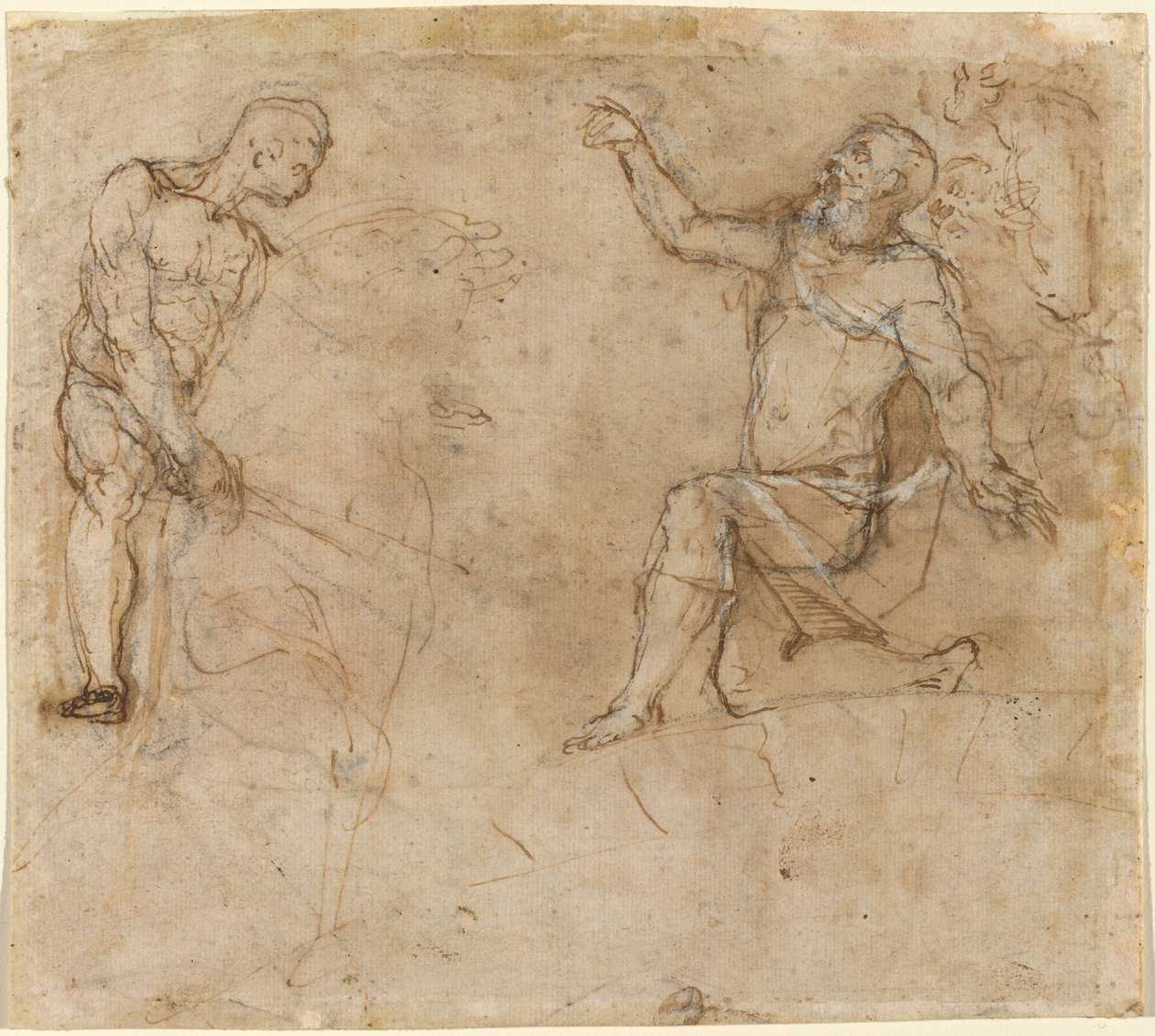 Figurenstudies door Federico Barocci