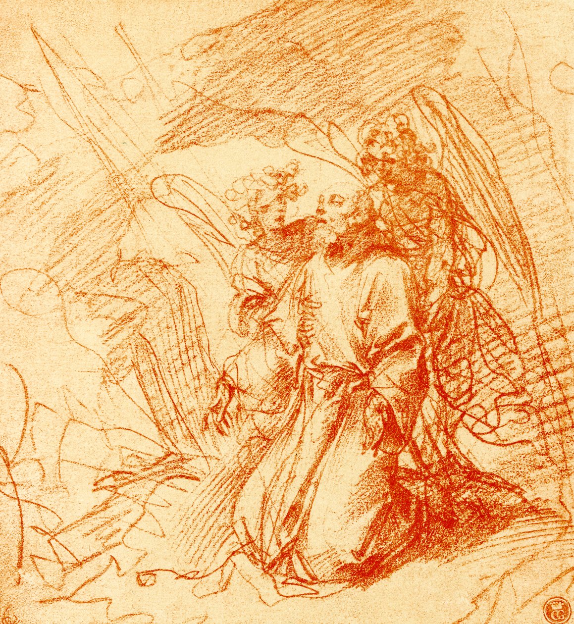 St. Franciscus in Extase door Federico Panza
