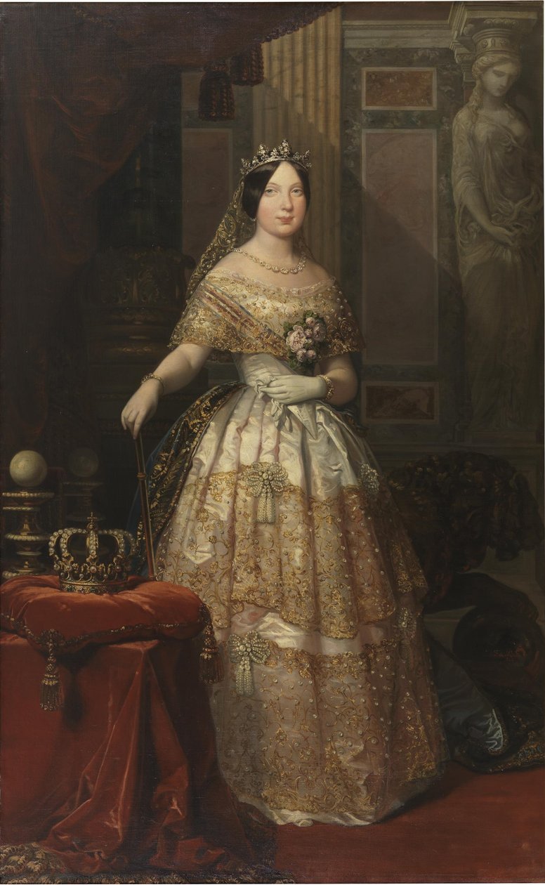 Spaans: Isabel II door Federico de Madrazo y Kuntz