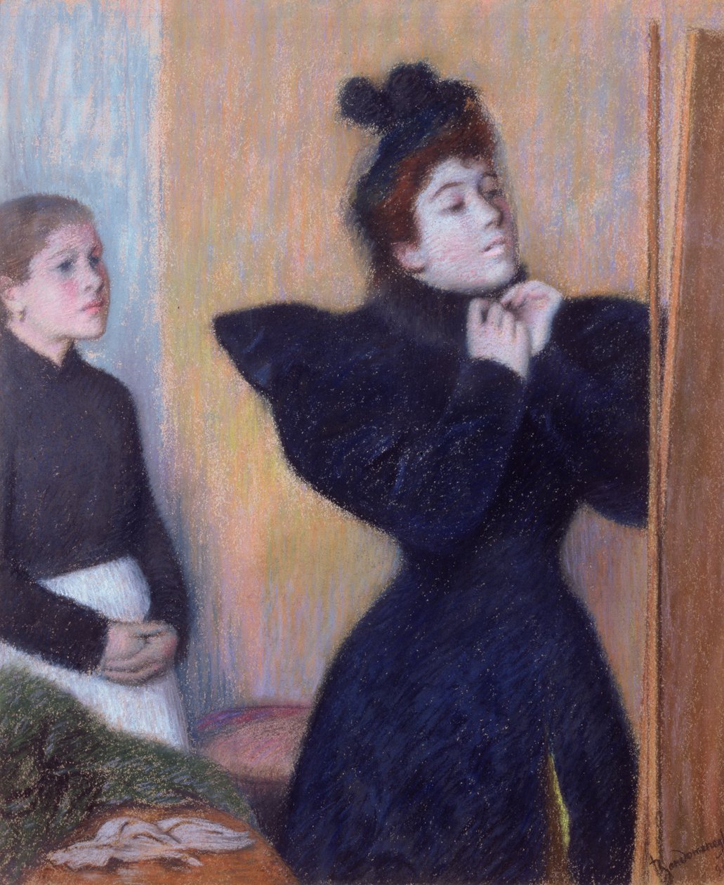 Voorbereiding om Uit te Gaan, 1894 door Federigo Zandomeneghi
