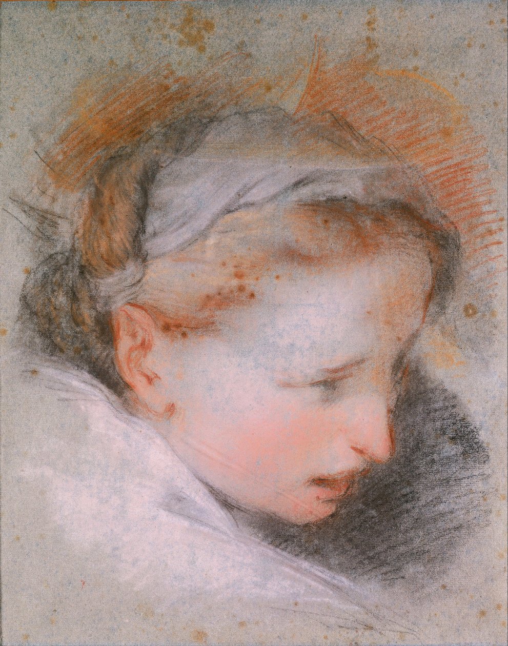 Hoofd van een Vrouw, 1568-1569 door Federigo Barocci