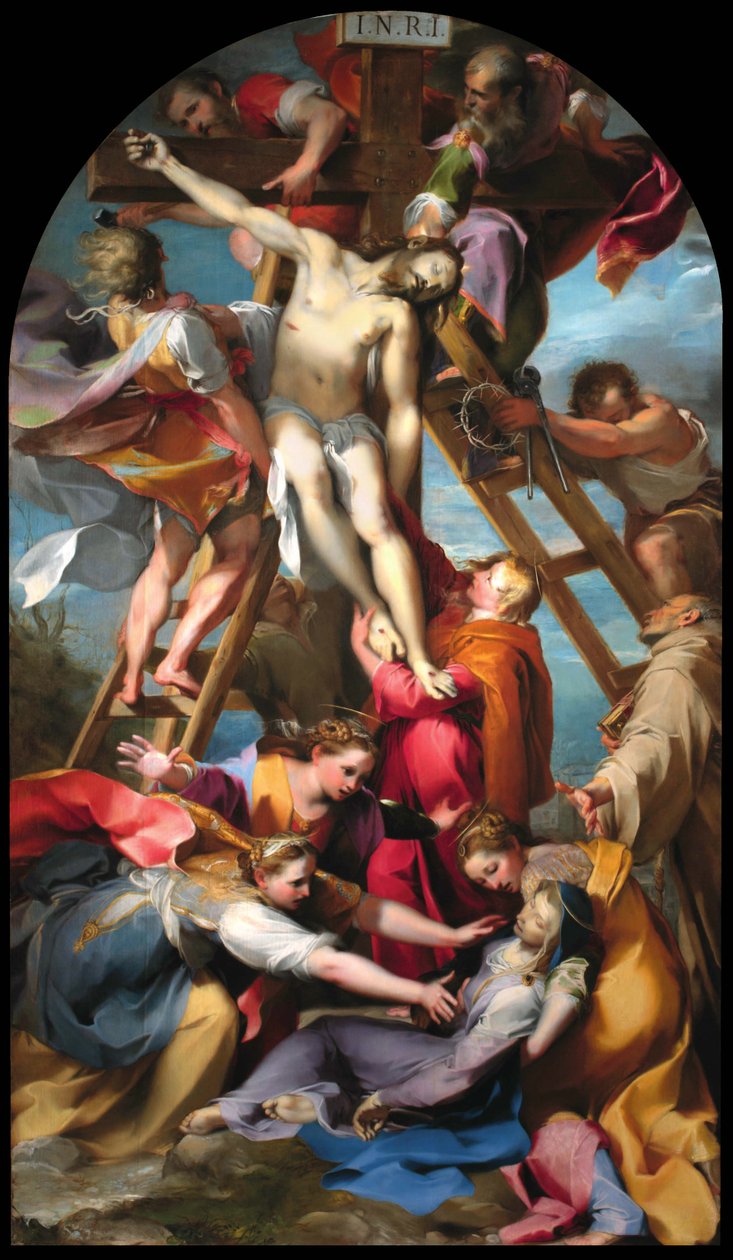 De kruisafneming, 1569 door Federigo Barocci