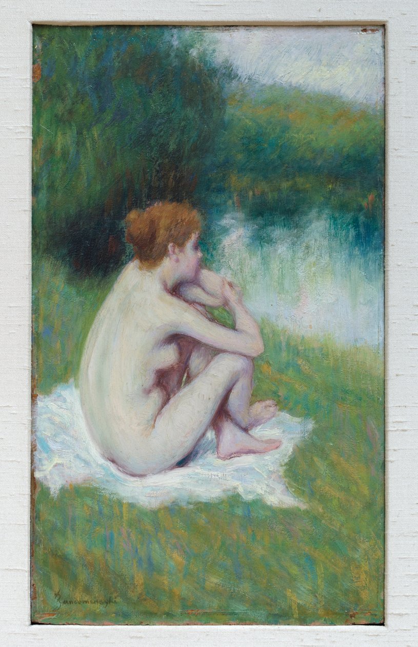 Na het bad, c.1886-90 door Federigo Zandomeneghi