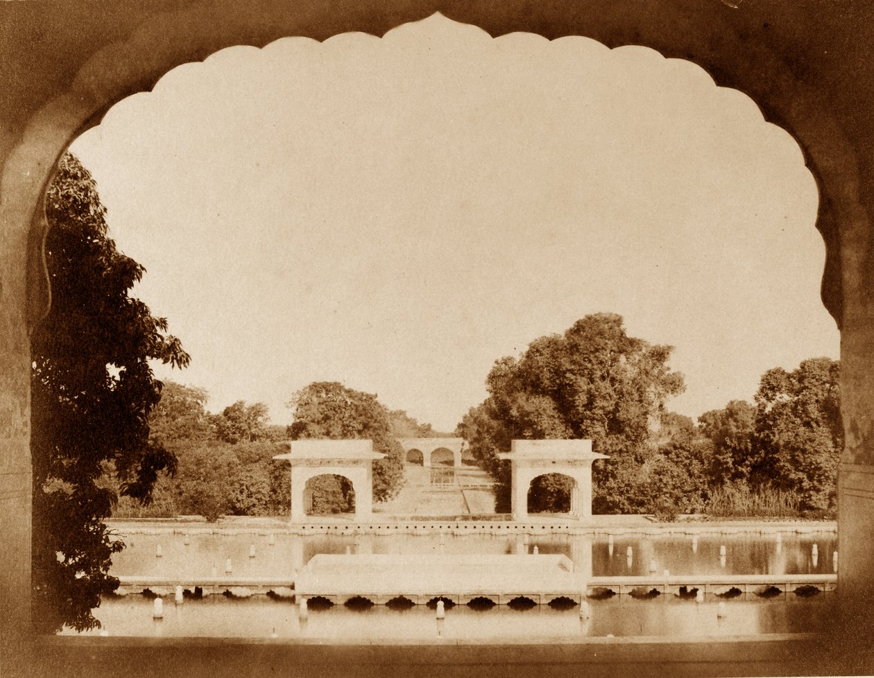 Het Dilkoosha Paleis door Felice Beato