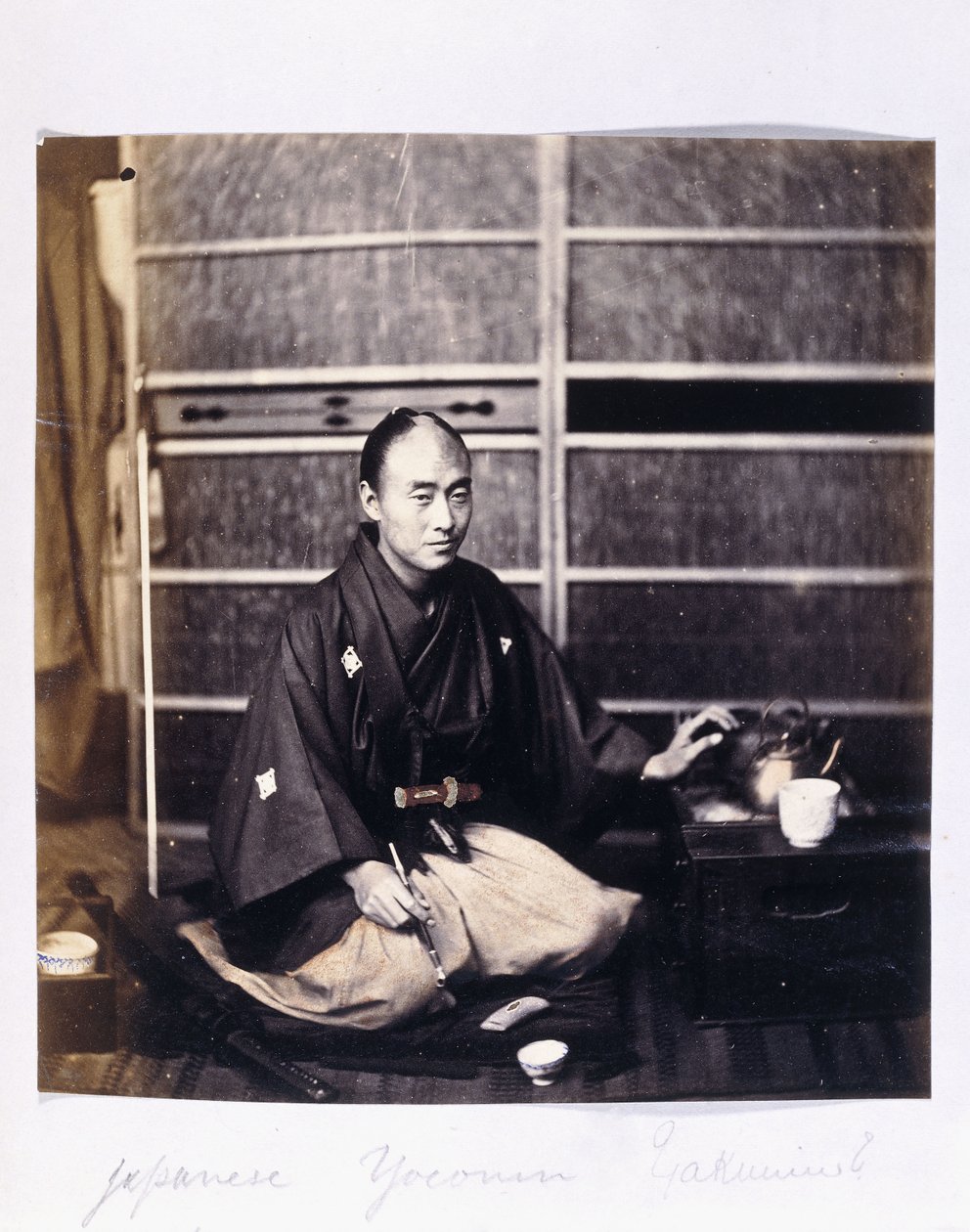 Een Japanse Yaconin, ca. 1864-1866 door Felice Beato