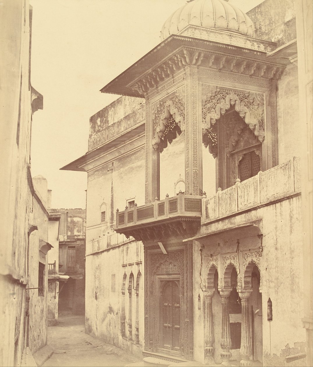 Jain Tempel door Felice Beato