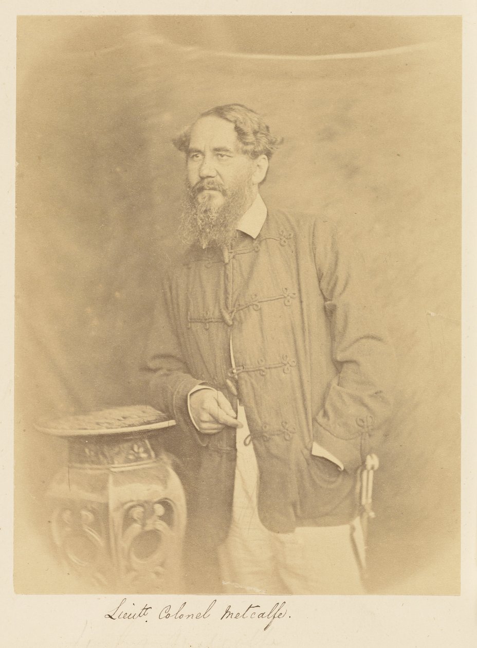 Luitenant-kolonel Metcalfe door Felice Beato